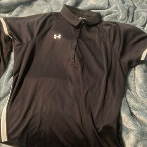 Under Armour Black Polo Shirt
